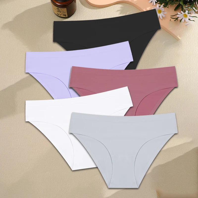 Calcinha Sem Costuras Cintura Regular Comfort - Kit 5 Peças - 7