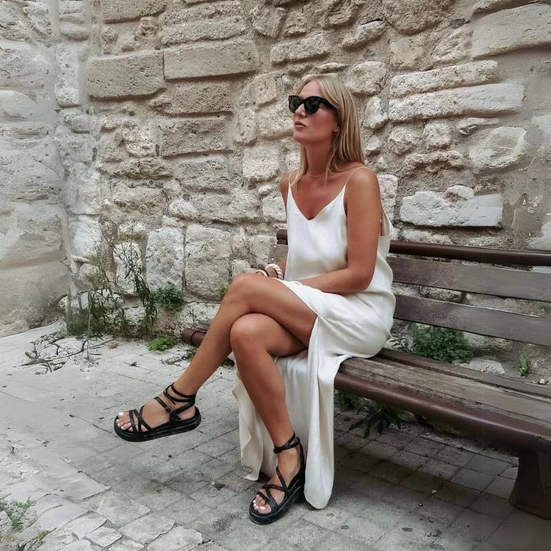 Vestido Longo Branco Maya