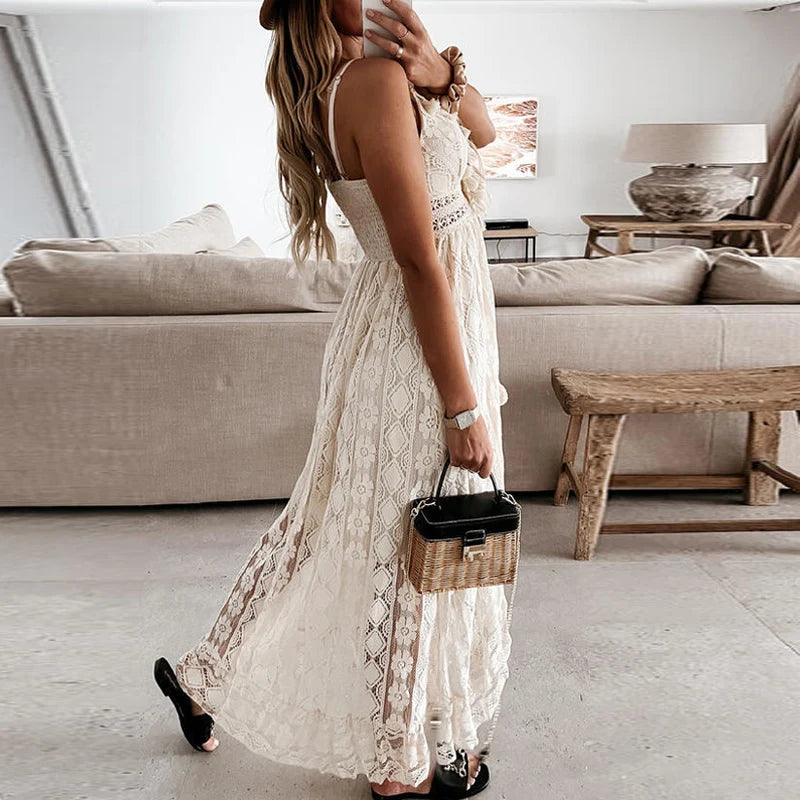 Shops vestido boho chic branco